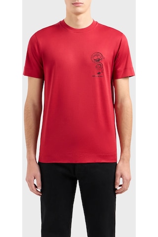 Emporio Armani Erkek T Shirt Em000009 Af10017 M5003 Kırmızı