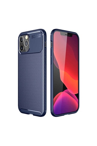 Apple Uyumlu iPhone 12 Pro Kılıf Zore Negro Silikon Kapak Lacivert