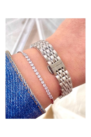 Reward Rw0329 Taşlı Kadran Çelik Kadın Kol Saat+bileklik