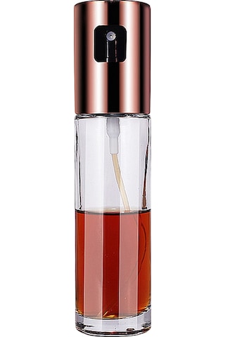 Jeemson 100ml Cam Zeytinyağı Spreyi, Yemek, Salata, Barbekü İçin, Gıda Grubu Malzeme, Şeffaf Flaş, Kolay Doldurma, Pratik Kullanım Altın