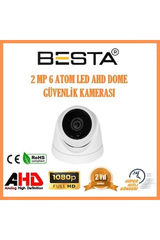 2 Mp 1080p 1 İç Mekan 1 Dış Mekan Kameralı Ahd Güvenlik Seti Kd - 5203