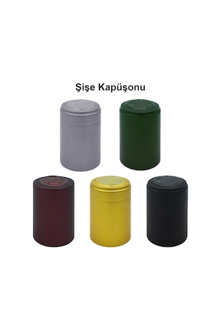 Afracam Gold / Altın Renkli Şişe Kapüşonu Kilit Sistemi 100 Adet