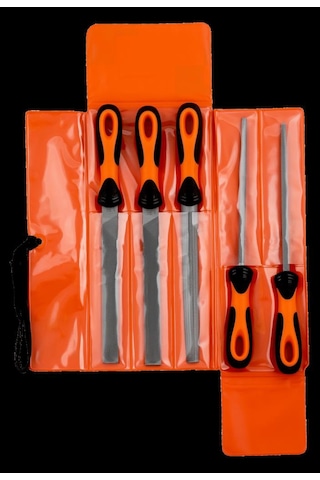 Bahco 5 Li Eğe Takımı Saplı 8''