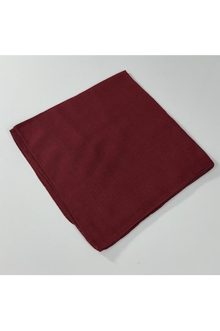 Miray Pano Pamuk Eşarp - 95 X 95 - 0621 Bordo