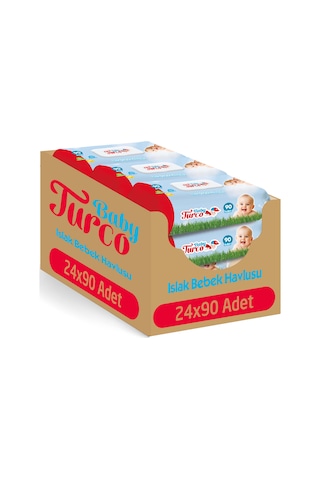Baby Turco Islak Havlu 24 x 90'lı 2160 Yaprak