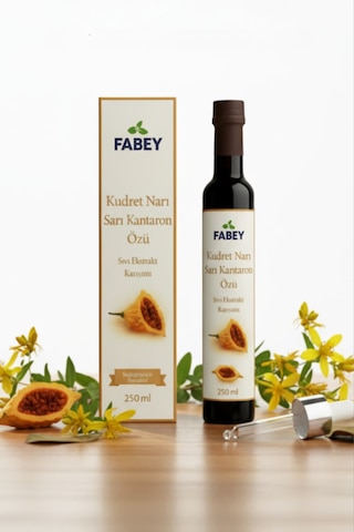 Fabey Kudret Narı & Sarı Kantaron Özü Sıvı Ekstrakt Karışımı 250ml