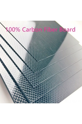 Novahub 3k Karbon Fiber Levha - Parlak/mat, 200x300mm, Çeşitli Kalınlıklar, Hafif Ve Dayanıklı