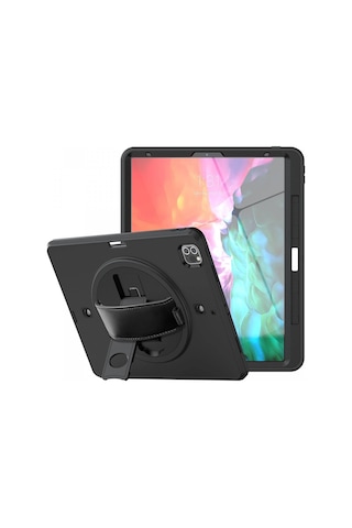Newface İpad Uyumlu Pro 12.9 2021 Kılıf Strap-c Otterbox Tablet Kapak Semeglbl - 31 - Siyah