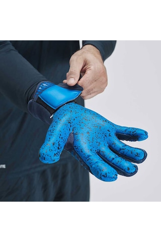 Lacivert - Mavi - Beyaz Uhlsport Futbol Kaleci Eldiveni Fm Aquagrip Hn 101138501 Lacivert