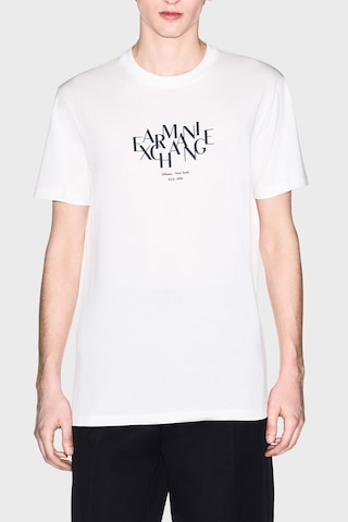 Armani Exchange Erkek T Shirt Xm002782 Af10356 U0009 Beyaz Beyaz