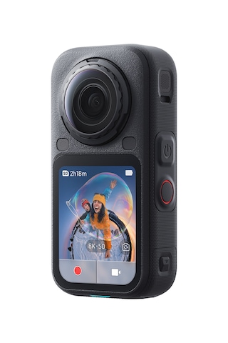Insta360 X6 Essentials Bundle 8k 50 Fps 360 Aksiyon Kamerası, 2 Batarya, Hızlı Şarj Kutusu, 114 Cm Görünmez Selfie Çubuğu - Midnight Black Siyah
