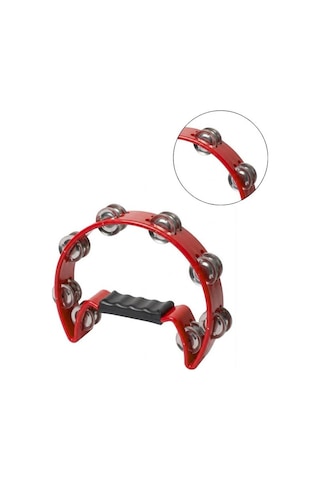 Temel Yarım Ay Tef 16 Zilli Kırmızı 21.5 Cm By11-12