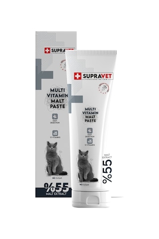 Supravet Kediler İçin Taurinli Multi Vitamin Kedi Macunu 100 G