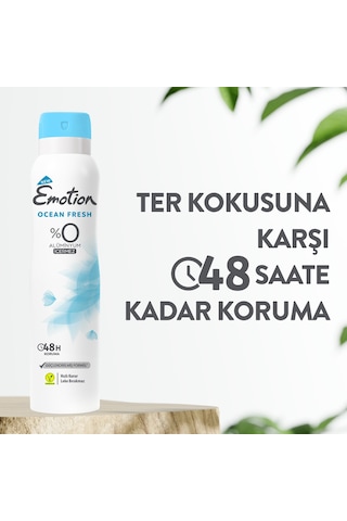 Emotion Ocean Fresh Kadın Sprey Deodorant 150 ML + Roll-On 50 ML + Blade Cool Fresh Erkek Deodorant 150 ML + Roll-On 50 ML