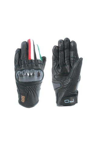 Oj Fıghter 1.8 İtalyan Tarzı Korumalı Kısa Motosiklet Deri Eldiven S