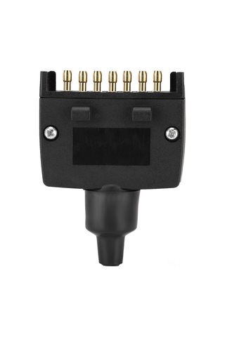 Yaozixa Avustralya Standartı 7-pin Düz Erkek Treyler Plug, Araç Lambaları Bağlantısı, Korozyona Dayanıklı, Abs Malzeme, Kolay Kurulum