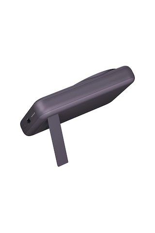 Magpac Mini 10.000 Mah 20w Type-c 15w Kablosuz Şarj - Stant Özellikli Magsafe Powerbank - Derin Mor Koyu Gri