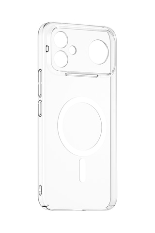 Xiaomi Poco F8 Ultra Kamera Korumalı M-safe Şarj Özellikli Şeffaf Zore London Sert Pc Kapak