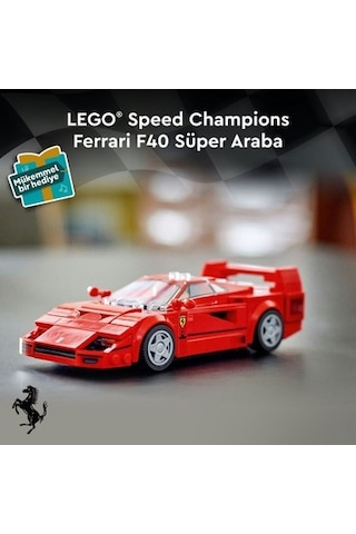 Ferrari F40 Süper Araba Oyuncak, 9 Yaş Ve Üzeri Çocuklar İçin Yaratıcı Eğlence