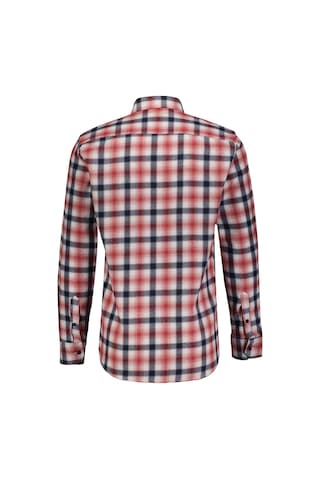 Finesuits Erkek Flanel Gömlek 2422204011.flcdr Kırmızı