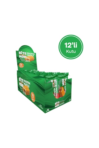 Bite&more Protein Waffle 55 Gram X 12 Adet Tiramisu