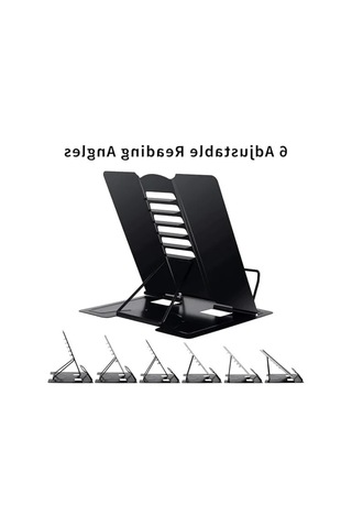 6 Kademe Ayarlanabilir Metal Kitap Okuma Standı, Ofis Ve Çalışma İçin