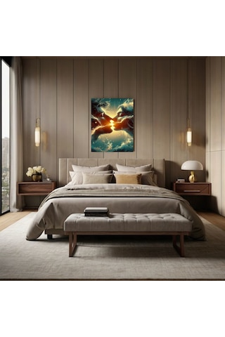 Yatak Odası Kanvas Tablo 5 Duvar Dekarasyon Süsü