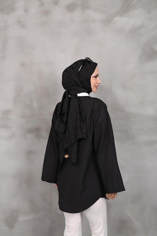 Unika Boutique Önü Bağlamalı Kimono Siyah