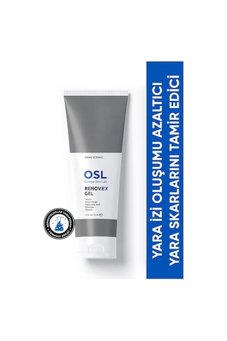 OSL Omega Skin Lab Yara Oluşumu Azaltıcı Ve Oluşan Yara Skarlarını Tamir Edici Renovex Gel 75 ML