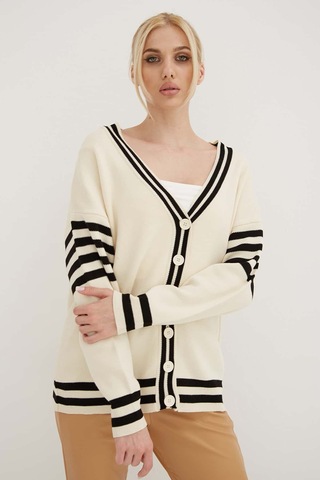 Fashion Friends Bayan Hırka 24k0511k1 Ekru Ekru