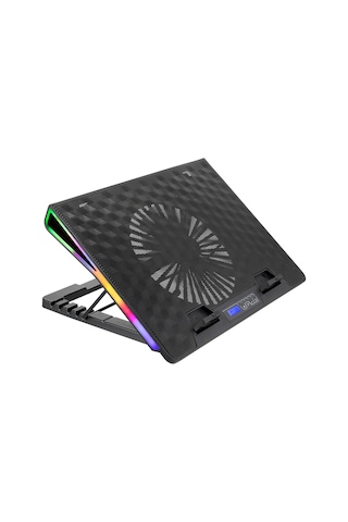 Bix BX-CP01G RGB Aydınlatmalı Dijital Kademeli Gaming Notebook Soğutucu