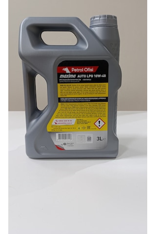 Petrol Ofisi Auto Lpg 10W-40 Motor Yağı 3 L