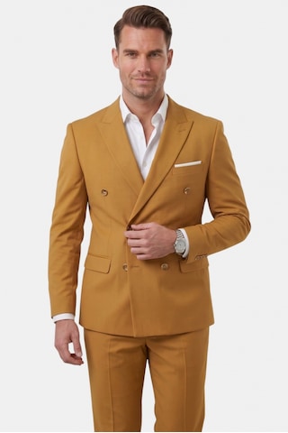 Deep Sea Deepsea Erkek Taba Premium Collection İtalyan Kesim Likralı Kruvaze Takım Elbise 2600643