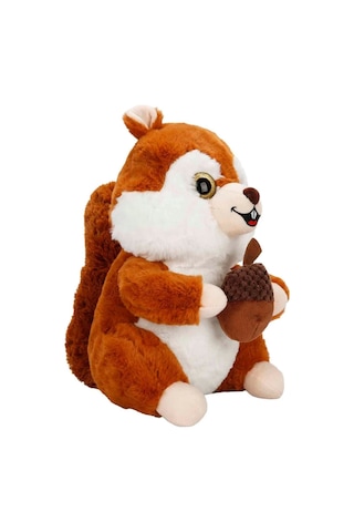 30 Cm Boyunda Yumuşak Dokulu Sevimli Peluş Sincap