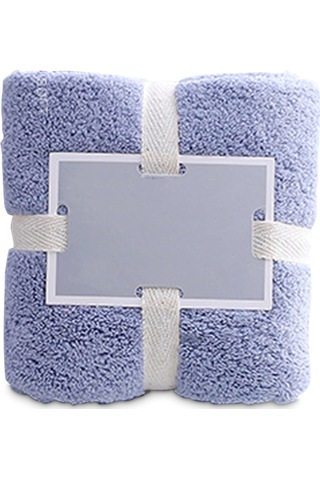 Kosona Yumuşak Koral Fleece Banyo Havlusu 70x140 Cm - Yüksek Yoğunluklu, Uzun Ömürlü, Çok Amaçlı - Lacivert Diğer