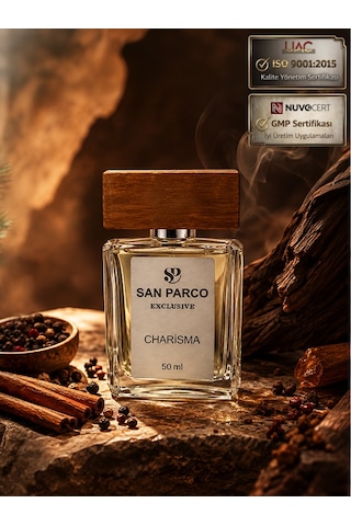 San Parco Charisma Edp 50 Ml Kalıcı Baharatlı & Odunsu Erkek Parfüm Baharat - Odunsu