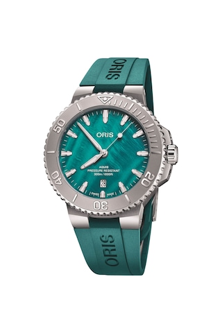 Oris Aquis New York Harbor Limitli Üretim Iı 43,5 Mm Otomatik Saa Yeşil