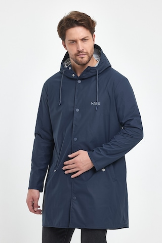 T Rain Pu Raincoat L Beden Lacivert Erkek Yağmurluk Lacivert