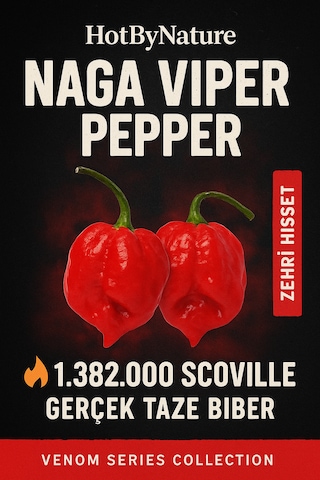 Naga Viper 900.000 1.4 M Scoville Gerçek Taze Acı Biber