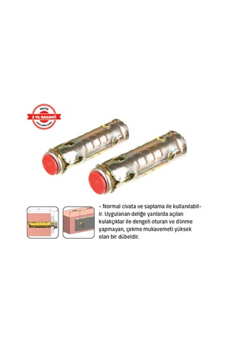 Tomax S Tipi Çekmeli Dübel Mx6