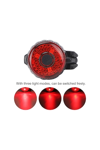 Geeroyoo Yol Bisikleti İçin Ayarlanabilir, 3 Işık Modlu, Dayanıklı Minik Geribakış Aynası - Bisiklet Güvenlik Aksesuarı 42g