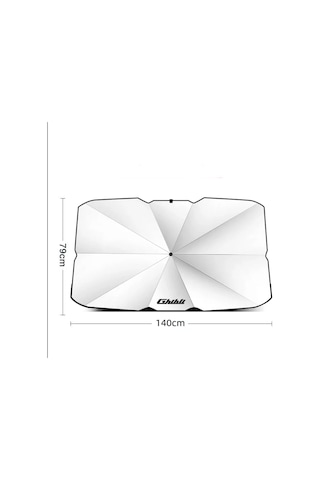 Araba Ön Cam Güneşlik Şemsiye Katlanabilir Güneşlik Şemşiye 140x80
