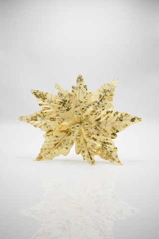 Waldern Premium 25 25 Cm Yılbaşı Süs Yapay Çiçek Gold