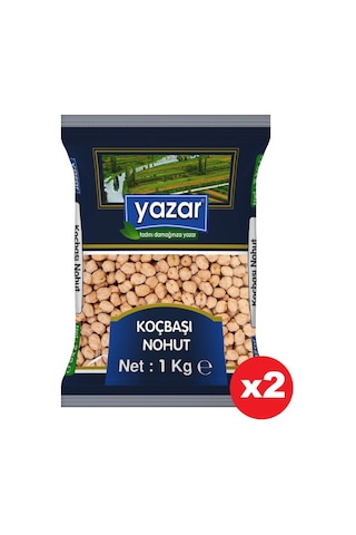 Yazar Koçbaşı Nohut 2 x 1 KG