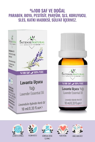 Intense Natural Lavanta Uçucu Yağı 3 x 10 ML