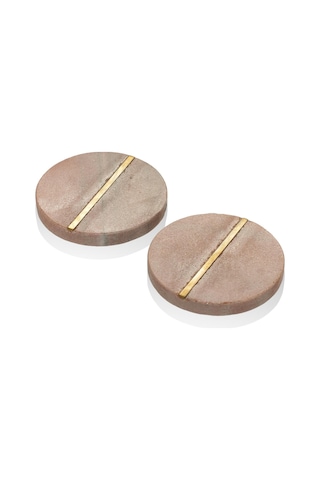 The Mia Nature Bardak Altlığı 2li Set Brk0136 Pembe