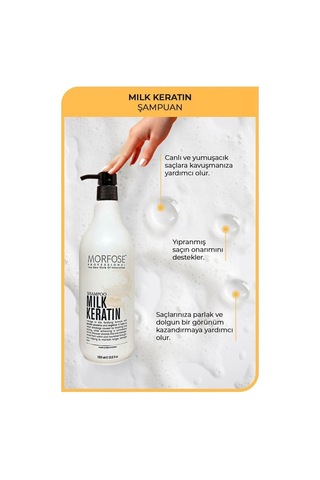 Northcity Milk Keratin Şampuan 1000 Ml - Besleyici Koruyucu Etki