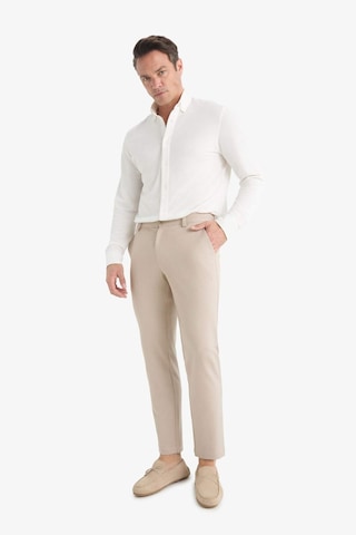Defacto Tailored Fit Düz Paça Her Yöne Esneyen Pantolon C7508ax25aubg766 Bej