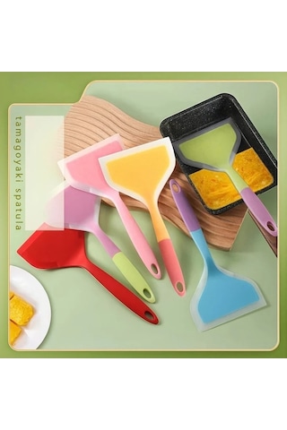 Trendooze Çok Amaçlı Mor Silikon Spatula Fırın Izgara Yapışmaz Dayanıklı Gaojunshop01 Pişirme Mor