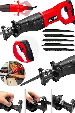 Steiner Turbo 9001 Tilki Kuyruğu Makinesi Kırmızı